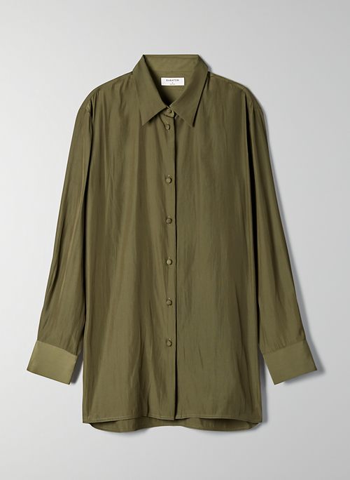 RONAN BLOUSE - Silky, long-sleeve blouse