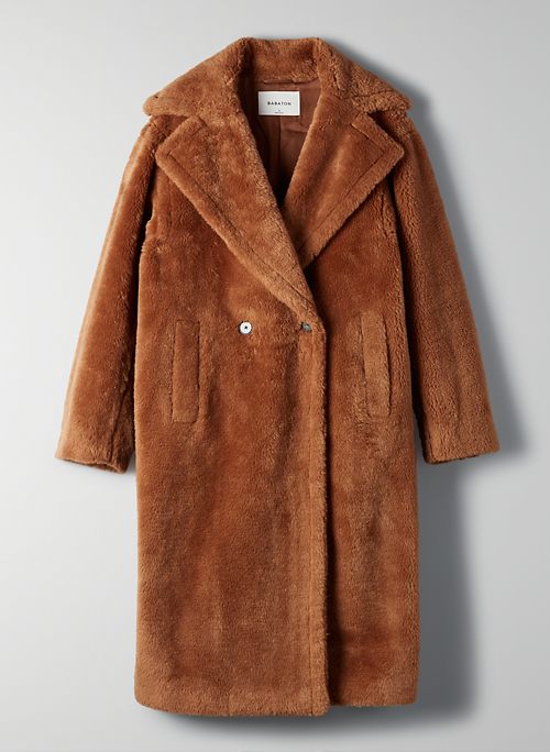 babaton teddy coat