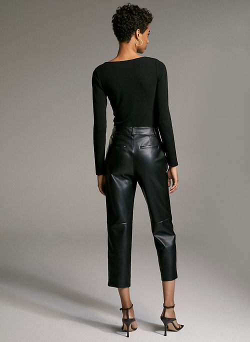 Babaton Vegan Leather Straight Pant Aritzia Ca - Aritzia Faux Leather Leggings Review Babaton Vegan Leather Straight Pant Aritzia Ca - Aritzia Faux Leather Leggings Review