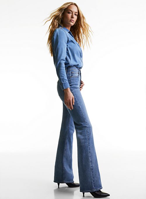 aritzia flare jeans