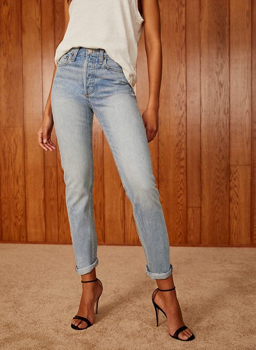 aritzia boyfriend jeans