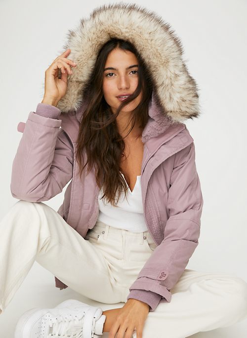pink parka
