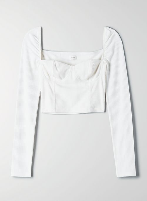 MONIQUE LONGSLEEVE - Long-sleeve corset top