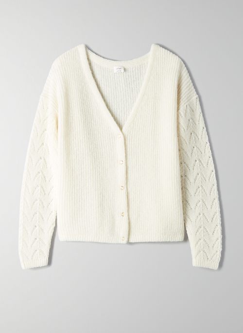 aritzia front to back cardigan
