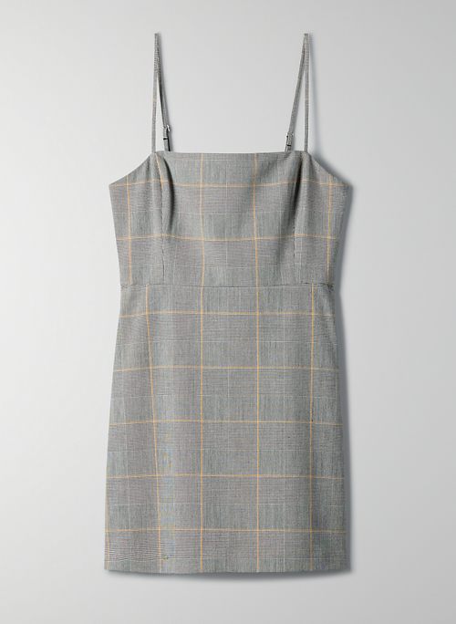 new classic check mini dress