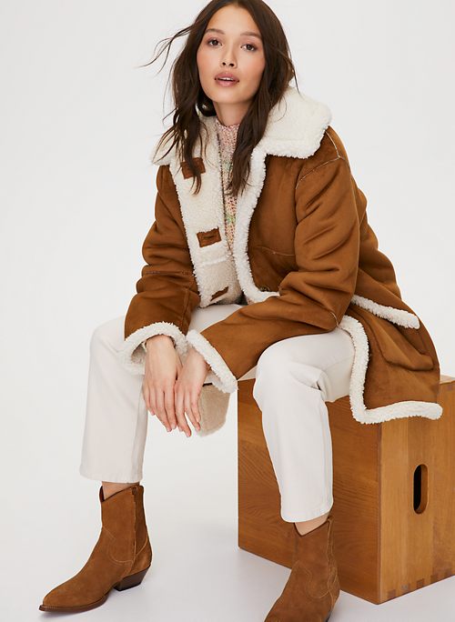 aritzia suede jacket