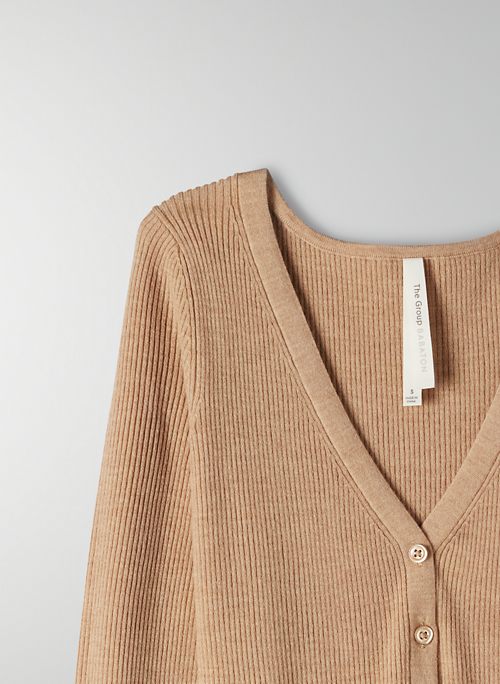 aritzia henley sweater dress