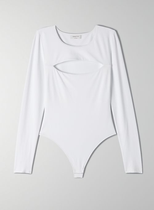 Contour CONTOUR CUT-OUT LONGSLEEVE BODYSUIT