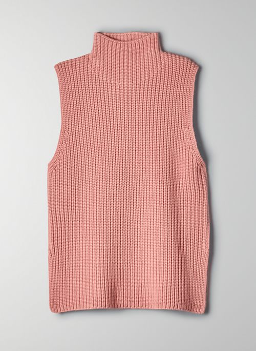CANBERRA TURTLENECK - Sleeveless knit turtleneck