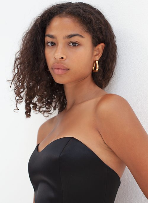 aritzia strapless dress