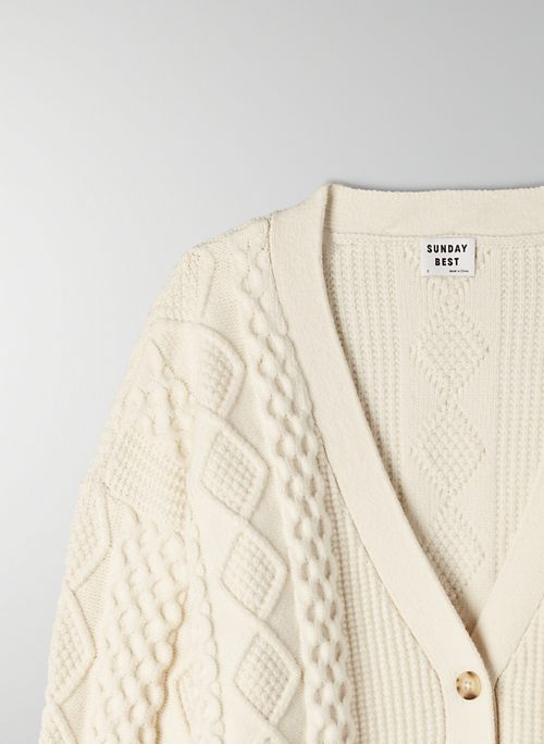 aritzia sunday best cardigan