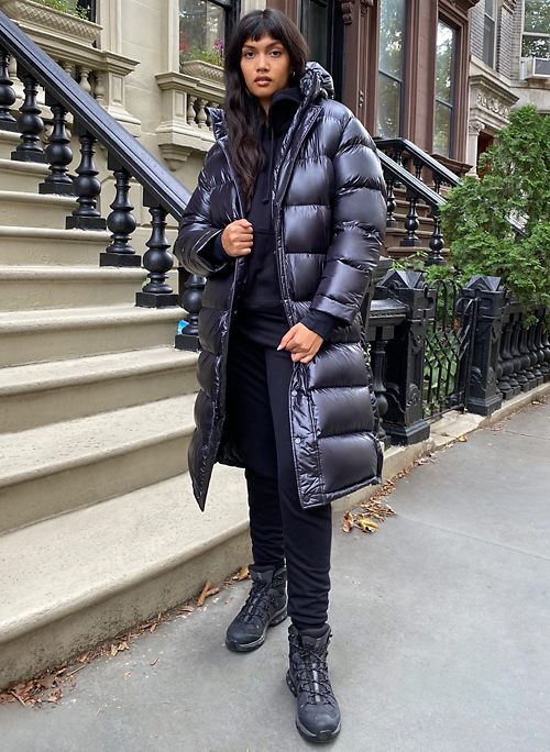 long puffer jacket aritzia