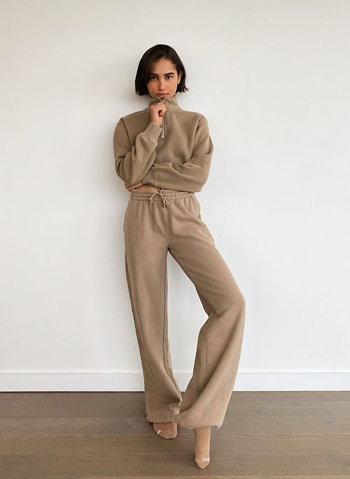 womens brown sweatpants