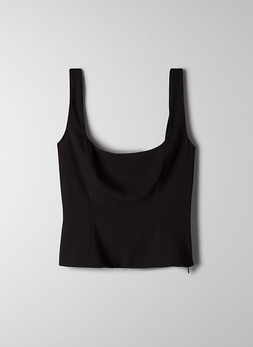 BUENOS CAMISOLE - Square-neck tank blouse