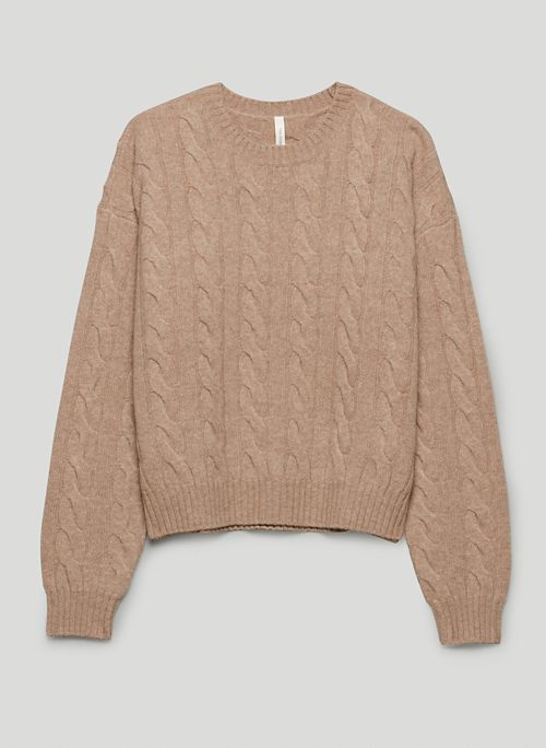 ILLUSTRATOR SWEATER - Cable-knit, crew-neck sweater