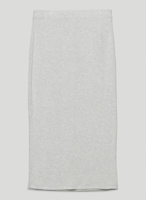 TRAVERSE SKIRT - High-waisted, ribbed pencil skirt