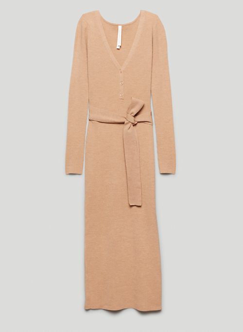 babaton henley sweater dress