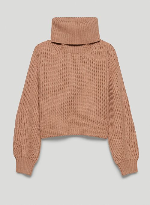 GUELL SWEATER - Relaxed wool turtleneck sweater