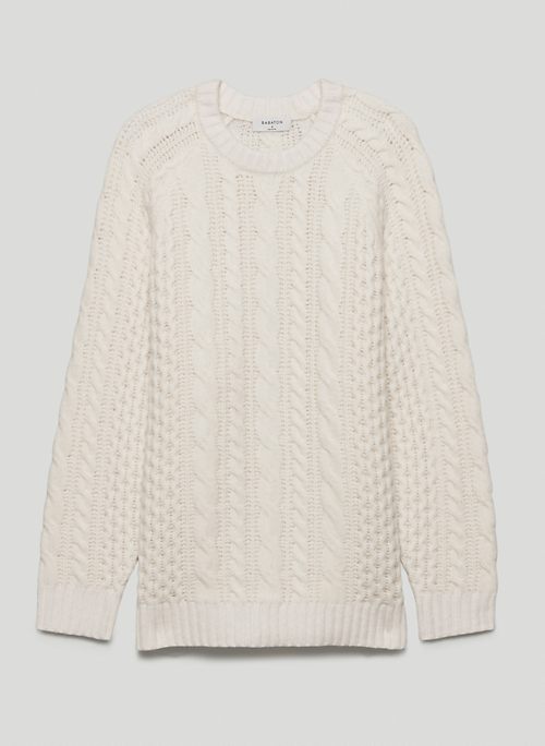 VARIETY SWEATER - Oversize cable-knit sweater