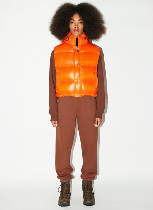 Orange Puffer Jackets for Women 