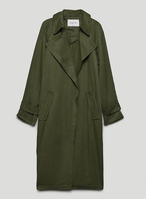 LAWSON TRENCH COAT - Open-front trench coat