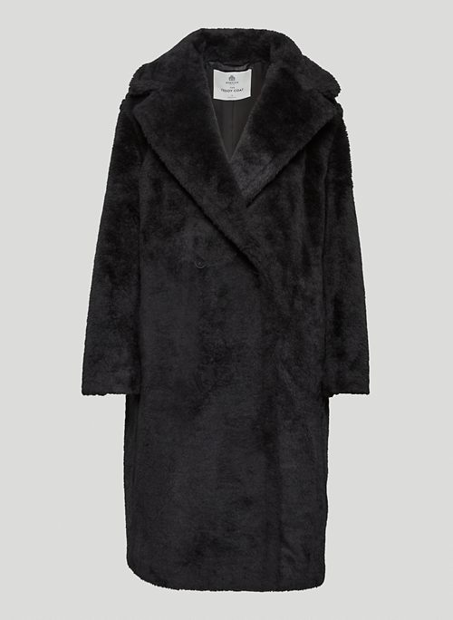 THE TEDDY COAT - Oversized, double-breasted teddy coat