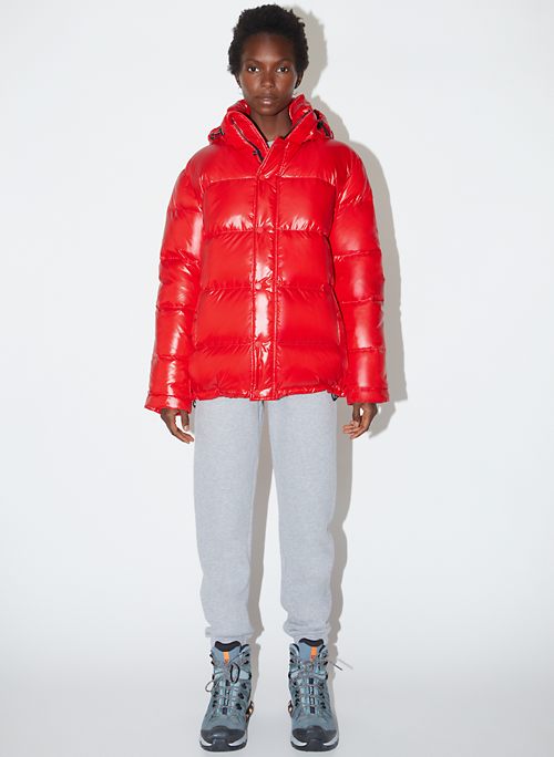 red puffer jacket aritzia