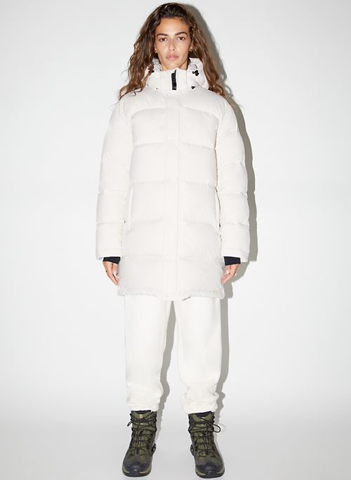 ankle length puffer jacket
