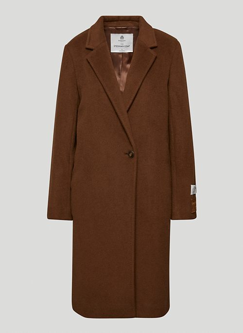 THE STEDMAN COAT - Classic single-breasted wool coat
