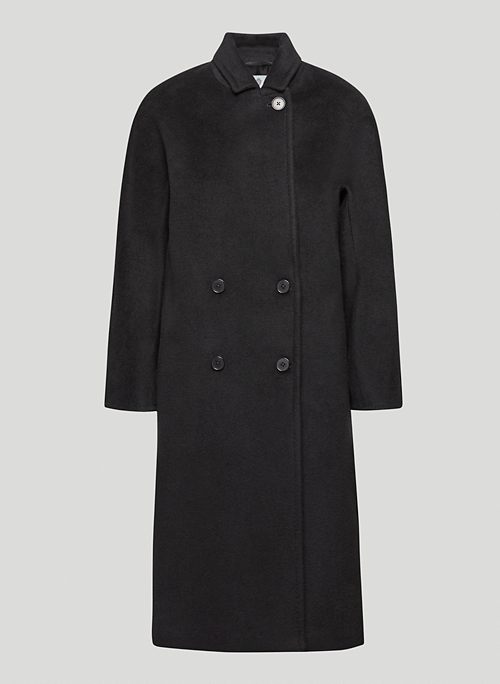 THE SLOUCH - Short, oversized double-breasted wool coat