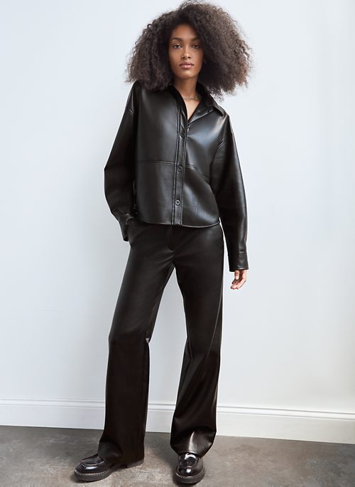 aritzia leather pants
