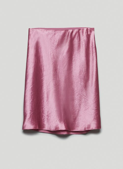 SLIP MINI SKIRT - Satin mini slip skirt