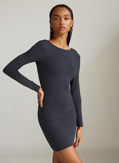 boatneck sheath dress in matelassé
