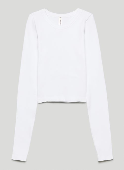 LEA SEAMLESS LONGSLEEVE - Seamless, cropped long-sleeve shirt