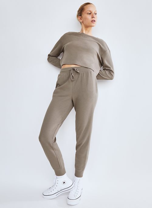 aritzia waffle joggers