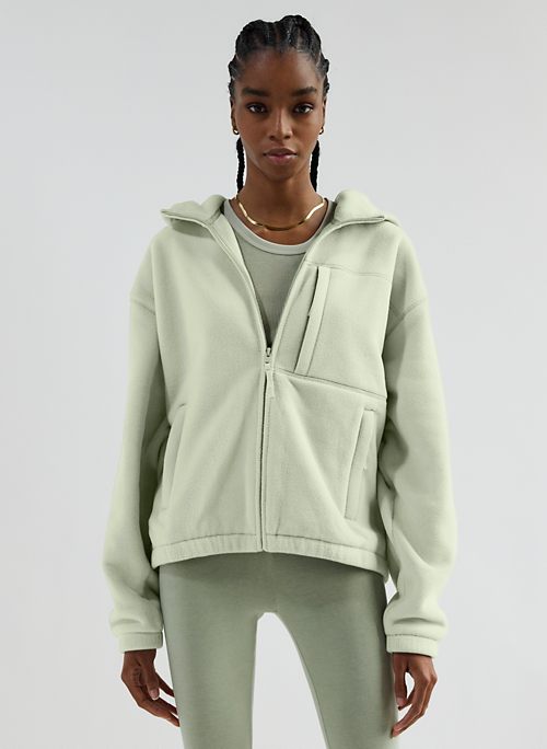 polar zip up aritzia