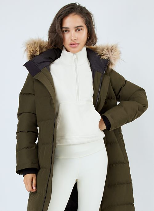 powder parka long aritzia