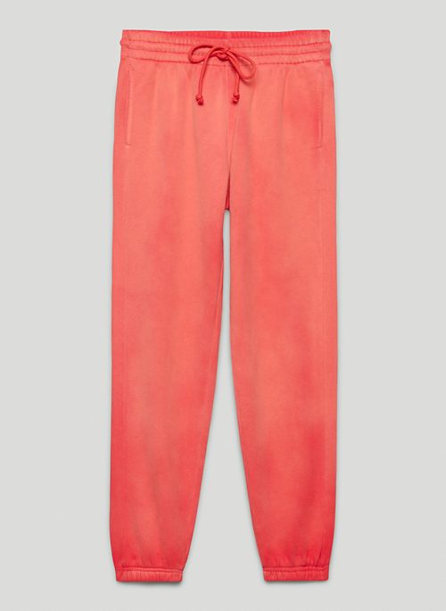 COZY FLEECE BOYFRIEND SWEATPANT - Mid-rise, slim sweatpants