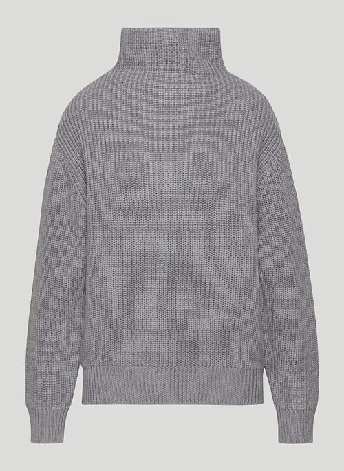 Grey Turtleneck Sweaters for Women