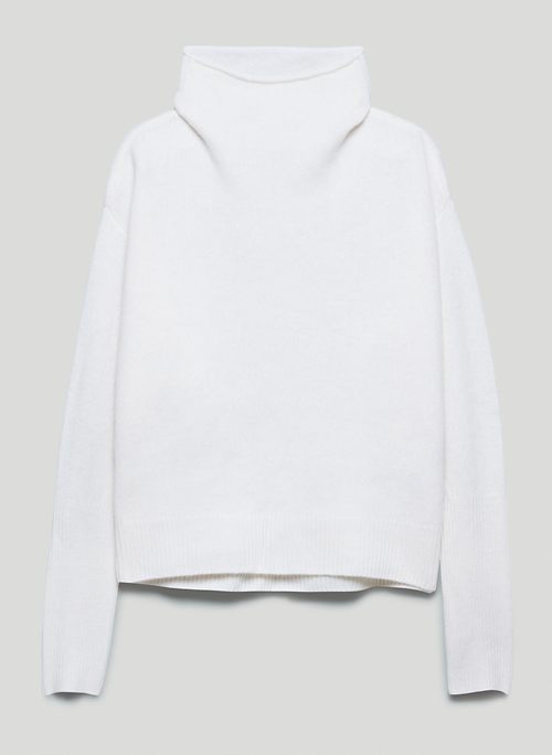 CYPRIE CASHMERE SWEATER - Cashmere mock-neck sweater