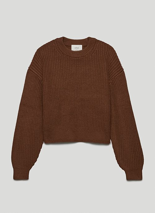 INGRID SWEATER - Merino wool crew-neck sweater