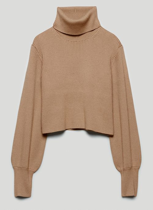 REBECCA TURTLENECK - Merino wool turtleneck sweater
