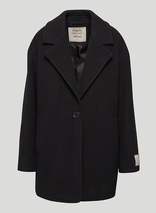THE ONLY SHORT COAT - Oversized wool and cashmere coat
