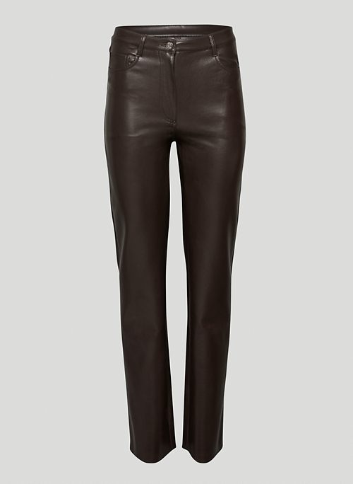 MELINA PANT - High-waisted Vegan Leather pants