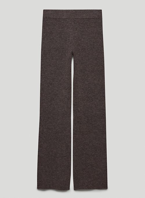 ABIGAIL PANT - High-waisted, knit kick-flare pants