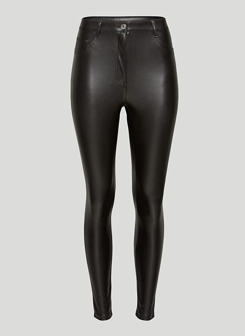 CHARM PANT - High-waisted Vegan Leather leggings