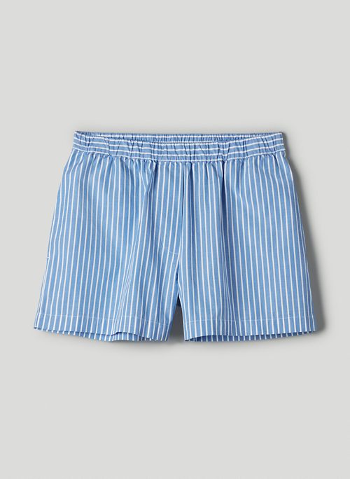 BREEZE 3" SHORT - High-waisted poplin shorts