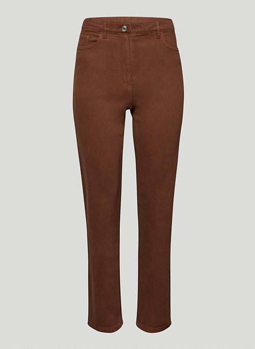 THE MELINA™ PANT - High-waisted, slim-fit twill pants