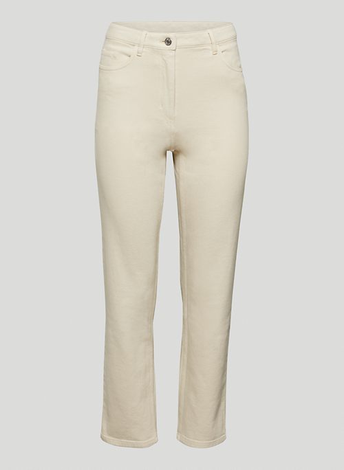 MELINA PANT - High-waisted, slim-fit twill pants