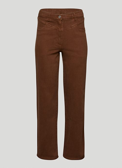 ARCHER PANT - High-waisted, straight-leg pants